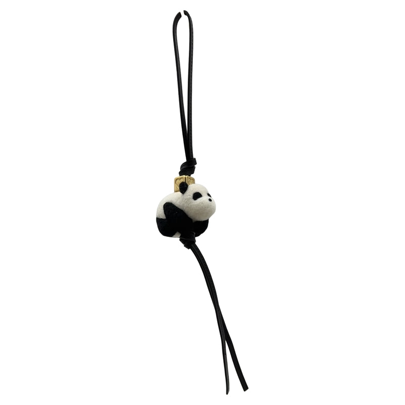 Ready to ship handmade wool felt animal Charms  koala & panda & elephant