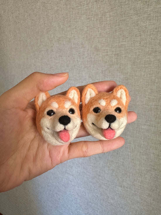 Custom Miniature Wool-Felted Pet Pin | Wedding Brooch
