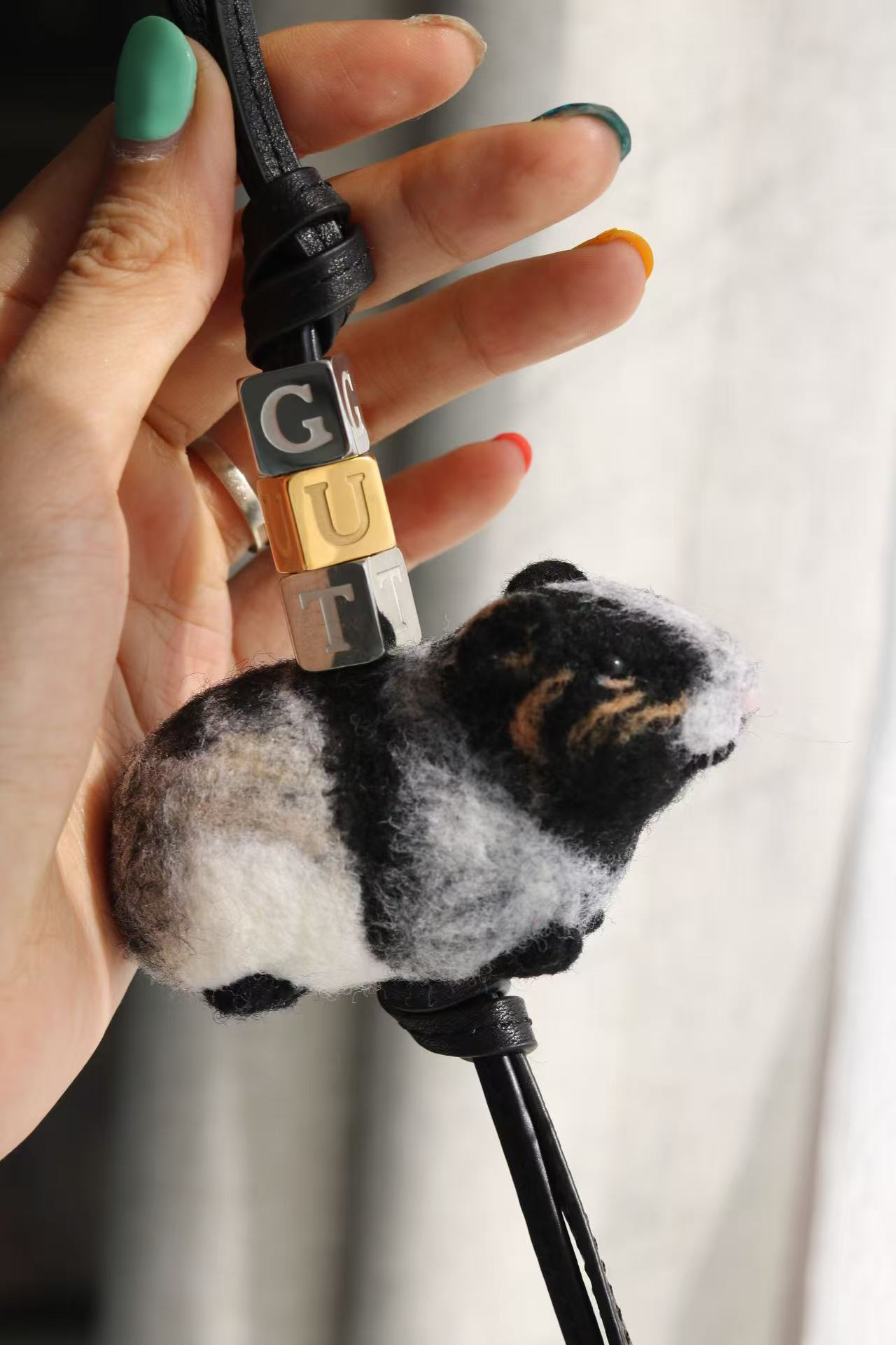 Custom Mouse Ornament | Felt Mouse Bag Charm