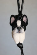 Custom Pet Charm – Handmade Wool Felt Dog Portrait