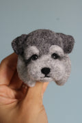 Custom Miniature Wool-Felted Pet Pin | Wedding Brooch