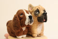 Handmade Chibi Style Bulldog needle-felted  Fashion Pet Charm