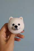 Custom Miniature Wool-Felted Pet Pin | Wedding Brooch
